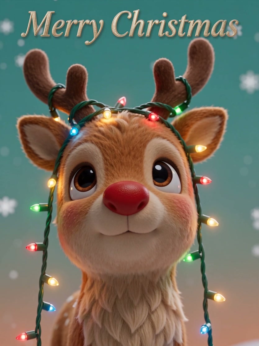 Twinkly reindeer