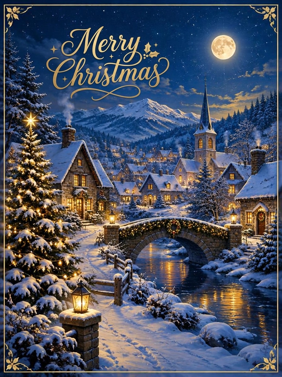 Snowy village