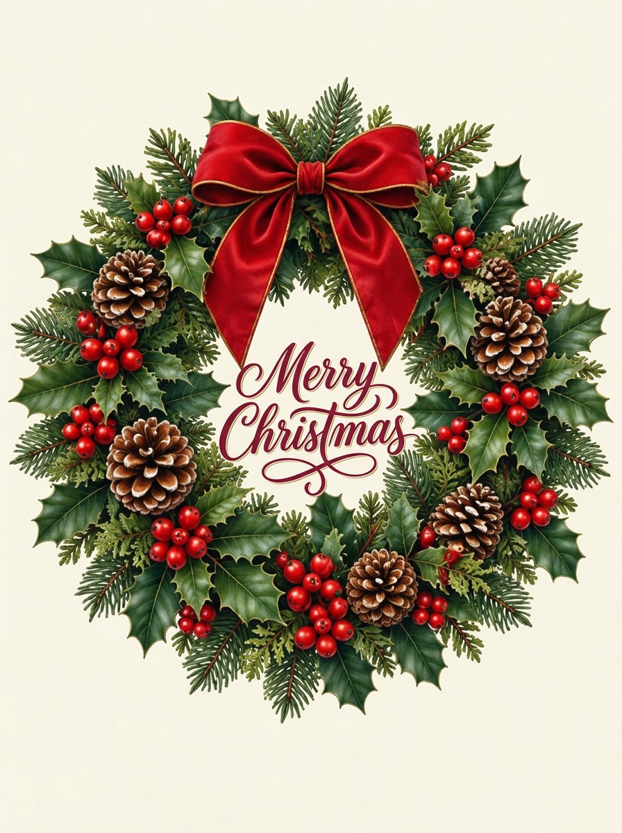Holly wreath