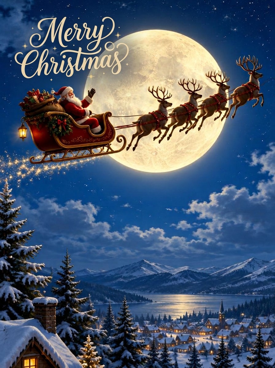 Santa's sleigh