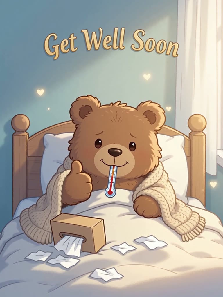 Sneezy teddy