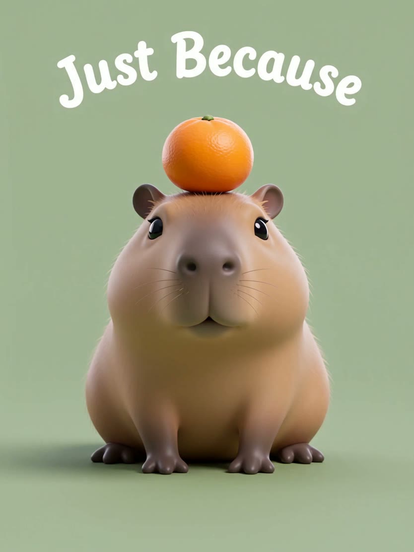 Chill capybara