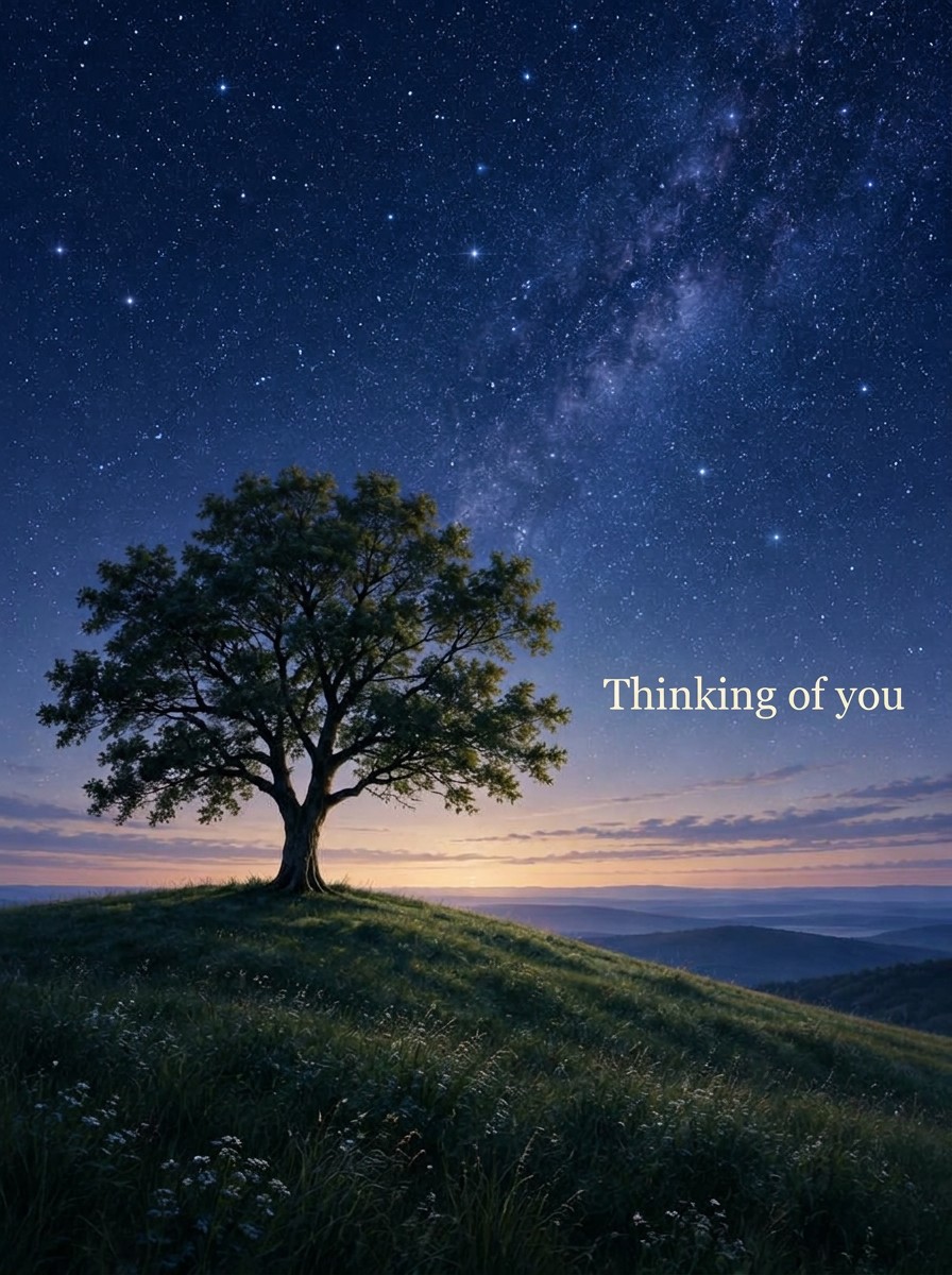 Starlit tree